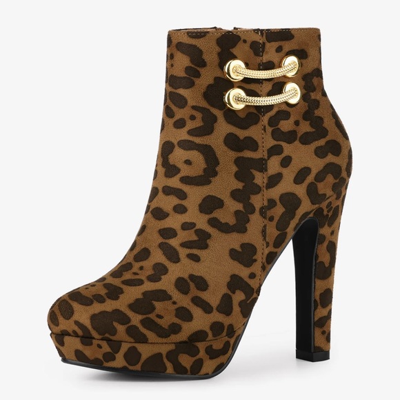 Allegra K Shoes - Allegra K Black Heeled Boots with Sleek Design